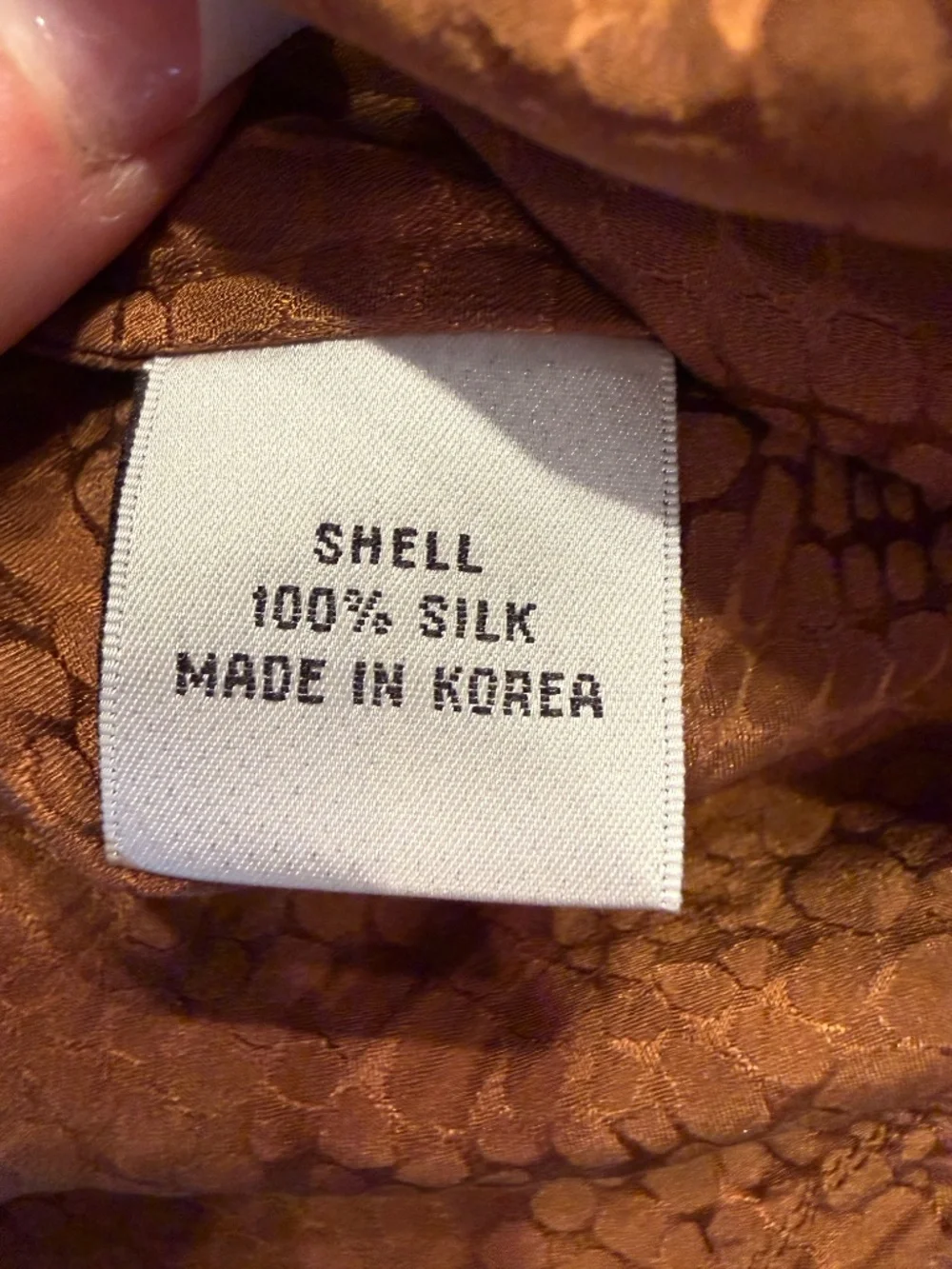 Talbots Petites Vintage 100% silk blouse Size 4 - Picture 4 of 5